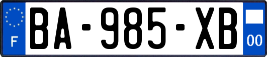 BA-985-XB