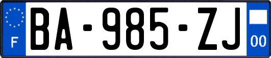 BA-985-ZJ