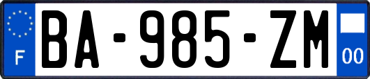 BA-985-ZM