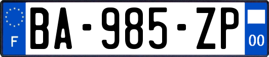 BA-985-ZP