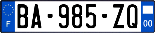 BA-985-ZQ