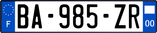 BA-985-ZR