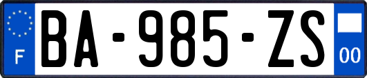 BA-985-ZS