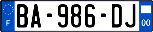 BA-986-DJ