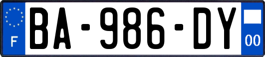 BA-986-DY