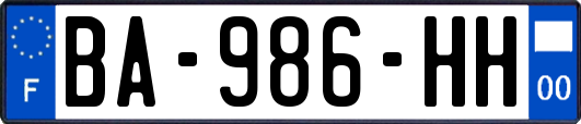 BA-986-HH