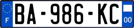 BA-986-KC