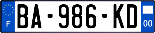 BA-986-KD