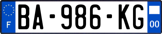 BA-986-KG