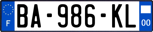 BA-986-KL