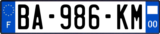 BA-986-KM