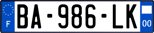 BA-986-LK