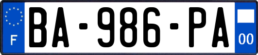 BA-986-PA