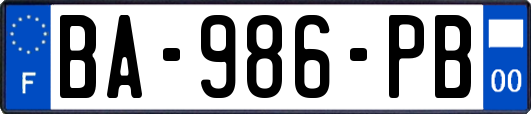 BA-986-PB