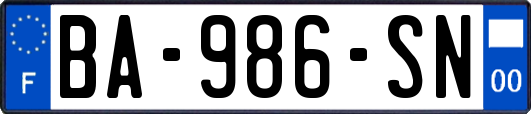 BA-986-SN