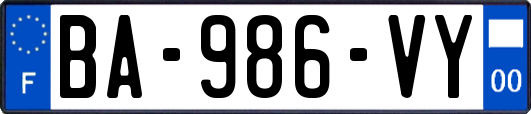 BA-986-VY