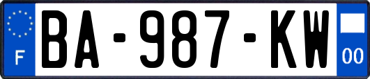 BA-987-KW