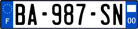 BA-987-SN