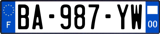 BA-987-YW