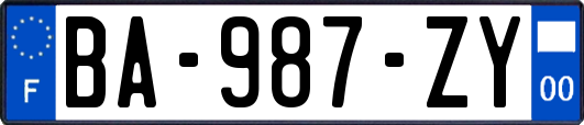 BA-987-ZY