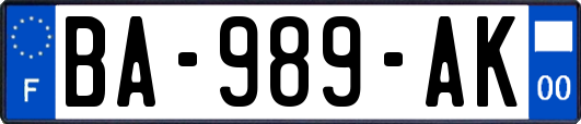 BA-989-AK