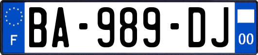 BA-989-DJ