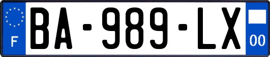 BA-989-LX