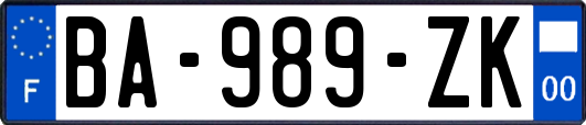 BA-989-ZK