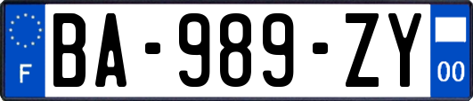 BA-989-ZY