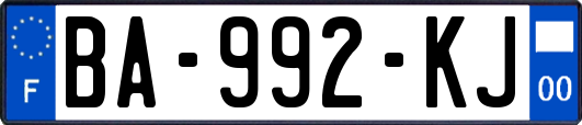 BA-992-KJ