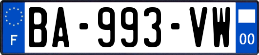 BA-993-VW