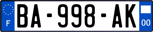 BA-998-AK