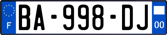 BA-998-DJ