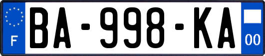 BA-998-KA