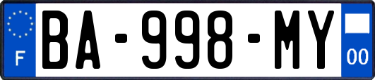 BA-998-MY