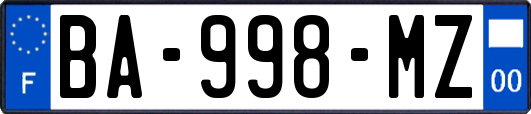 BA-998-MZ