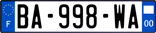 BA-998-WA