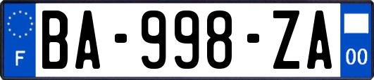 BA-998-ZA