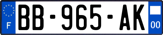 BB-965-AK