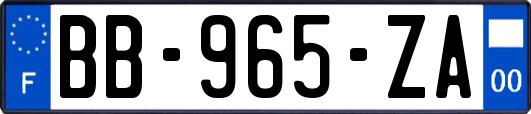 BB-965-ZA