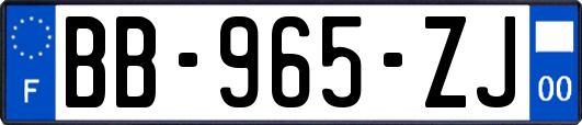 BB-965-ZJ