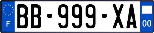 BB-999-XA