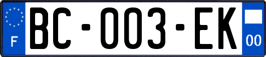 BC-003-EK