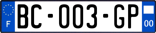 BC-003-GP