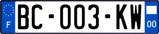 BC-003-KW