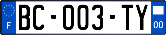 BC-003-TY