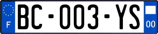 BC-003-YS