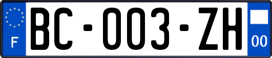 BC-003-ZH