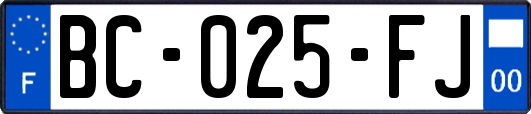 BC-025-FJ