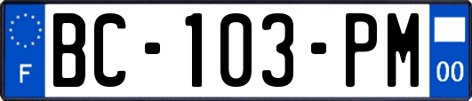 BC-103-PM